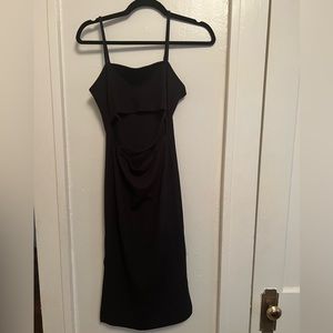 Forever 21 midi lenght cut out spaghetti strap dress